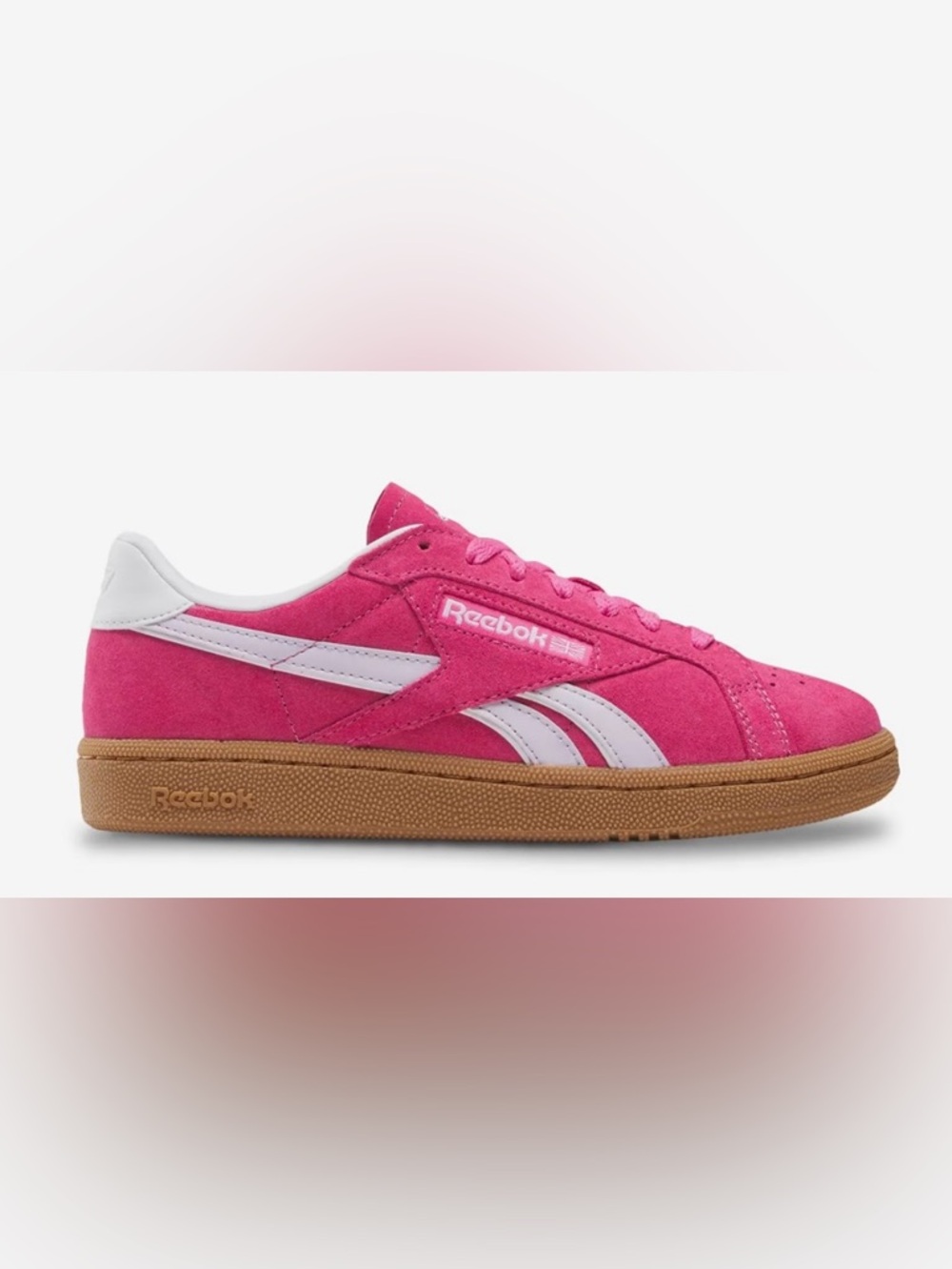 Reebok Club C Grounds UK Sneaker - Hot Pink (9.5)